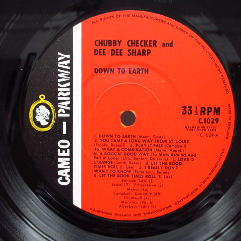 CHUBBY CHECKER & DEE DEE SHARP  (チャビー・チェッカー & ディー・ディー・シャープ) - Down On Earth (UK Orig.Mono LP/CFS)