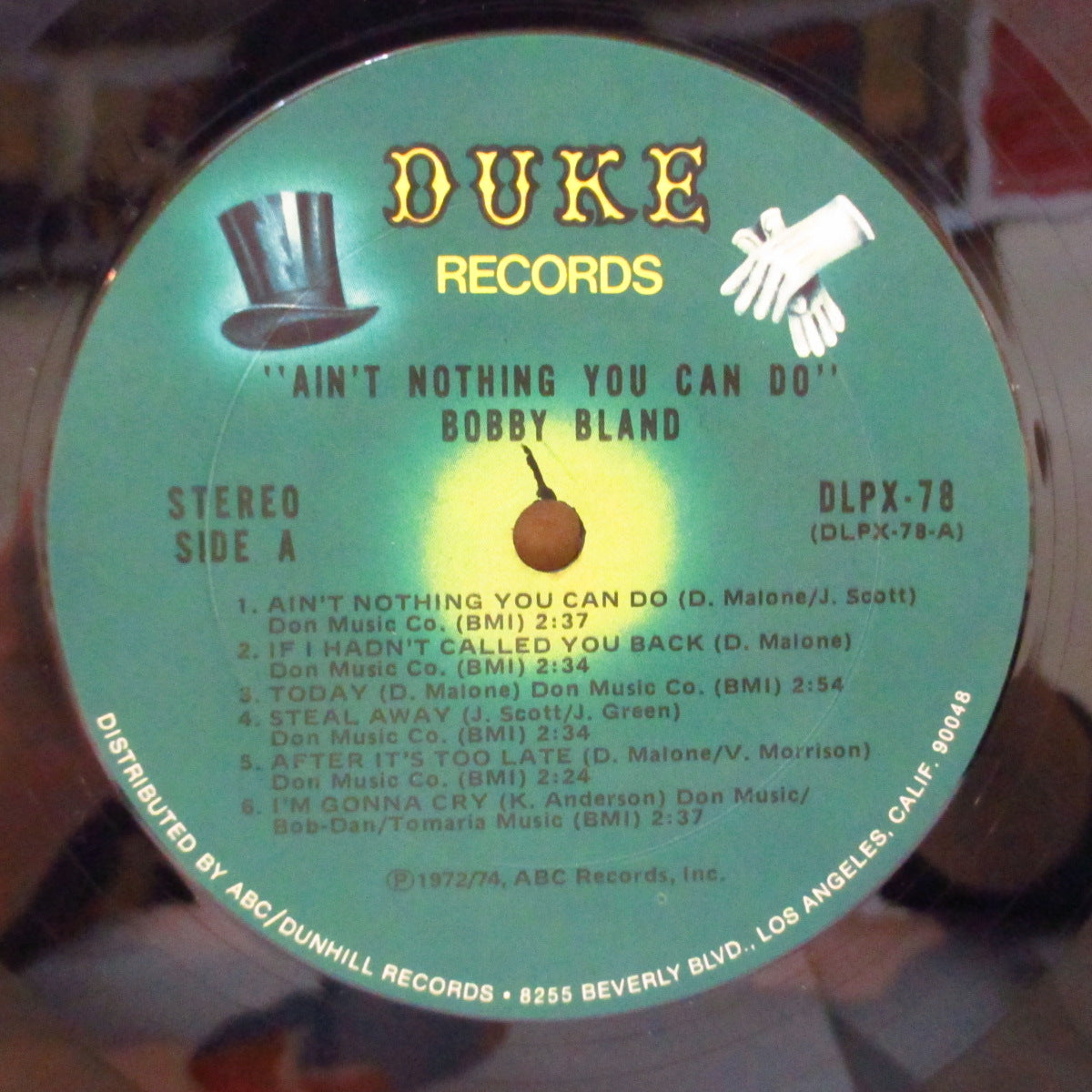 BOBBY BLAND (ボビー・ブランド)  - Ain't Nothing You Can Do (US '74 Reissue Stereo LP)