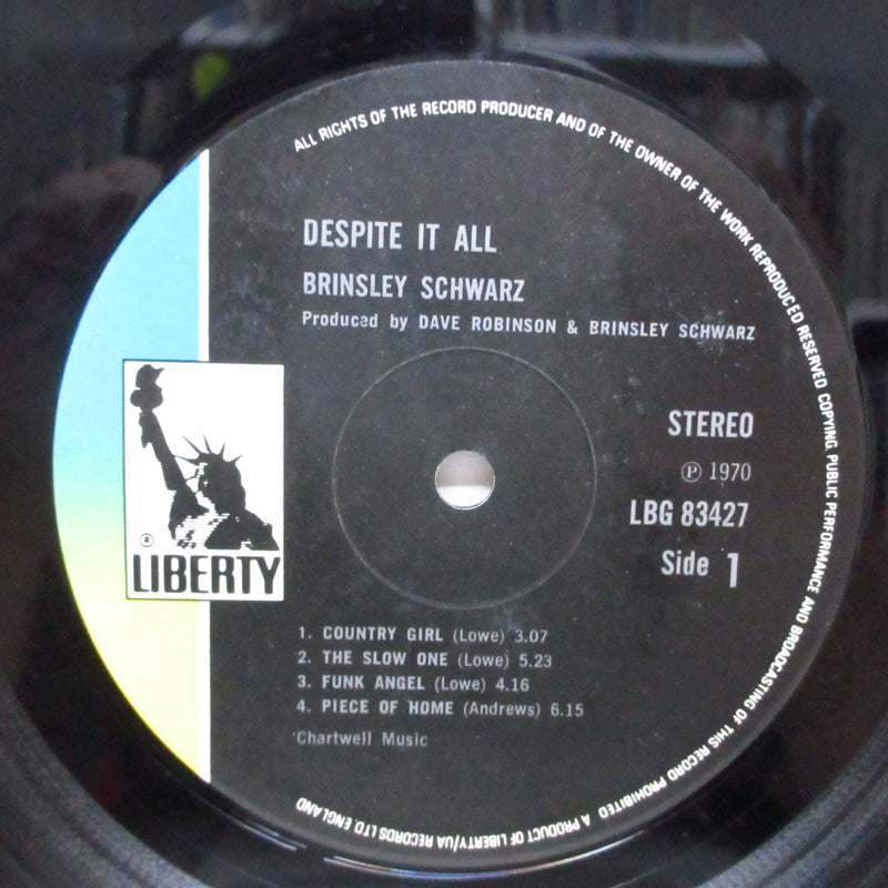 BRINSLEY SCHWARZ (ブリンズリー・シュウォーツ)  - Despite It All (UK オリジナル LP/CGS)