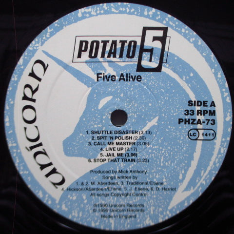 POTATO 5, THE  (ポテト・ファイブ) - Five Alive (UK Orig.LP)