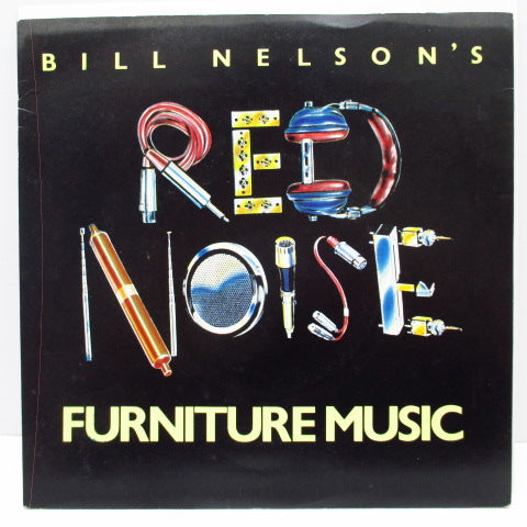 Bill Nelson's RED NOISE - Furniture Music +2 (UK Ltd.Red Vinyl 7")
