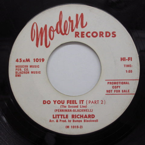 LITTLE RICHARD (リトル・リチャード) - Do You Feel It (Pt.1 & 2) (Promo)