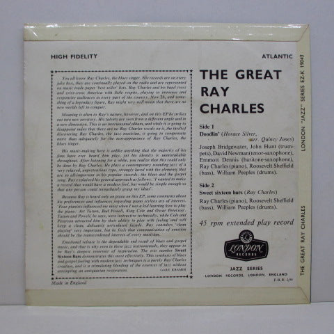 RAY CHARLES - The Great Ray Charles (UK Orig.7"+PS)