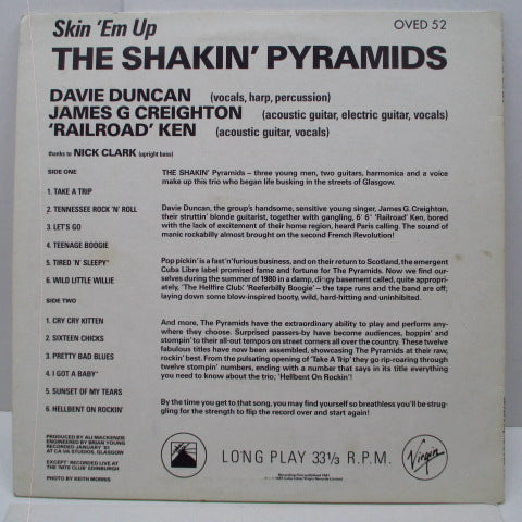 SHAKIN' PYRAMIDS (シェイキン・ピラミッズ)  - Skin 'Em Up (UK 80's 再発.LP)