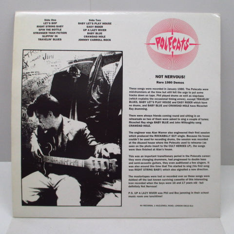 POLECATS - Not Nervous：Rare 1980 Demos (UK Orig.LP)