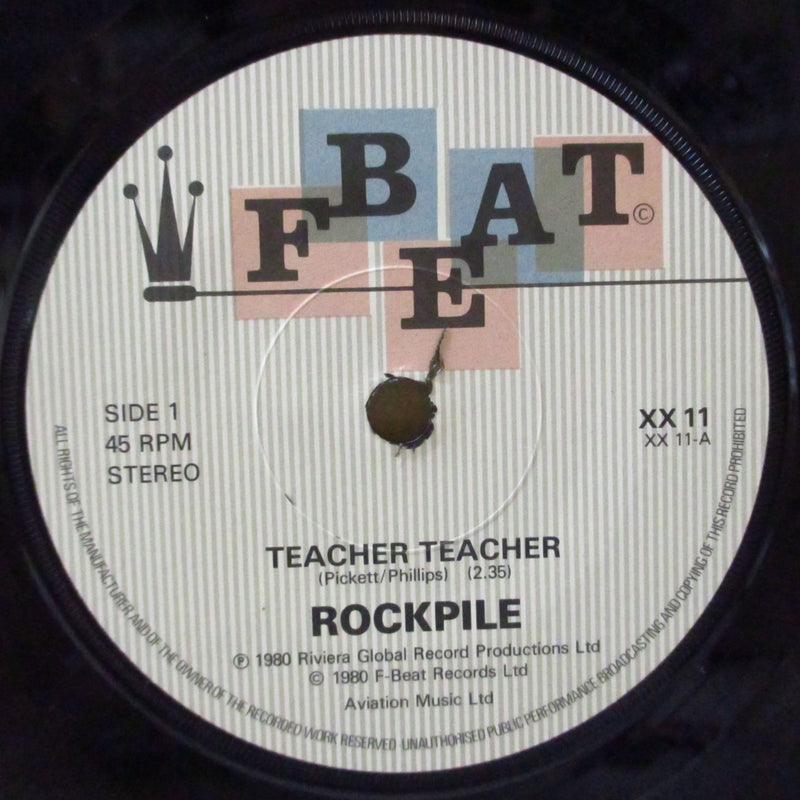 ROCKPILE (ロックパイル)  - Teacher Teacher (UK オリジナル 7"/マット紙固紙折り返しジャケ)