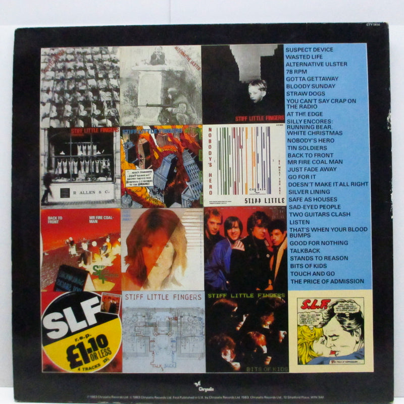 STIFF LITTLE FINGERS (スティッフ・リトル・フィンガーズ)  - All The Best (UK Orig.2xLP/GS)
