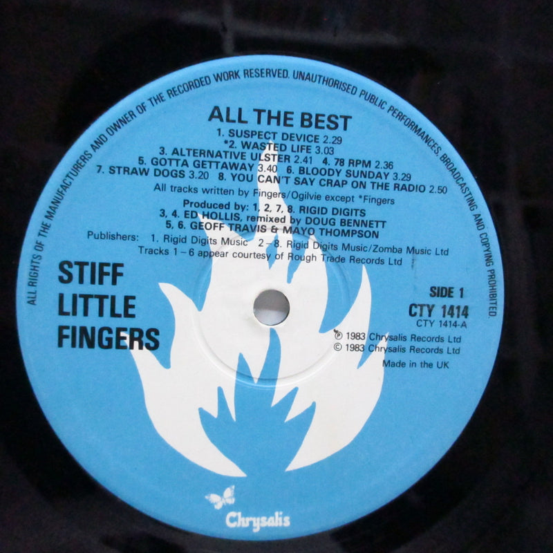 STIFF LITTLE FINGERS (スティッフ・リトル・フィンガーズ)  - All The Best (UK Orig.2xLP/GS)