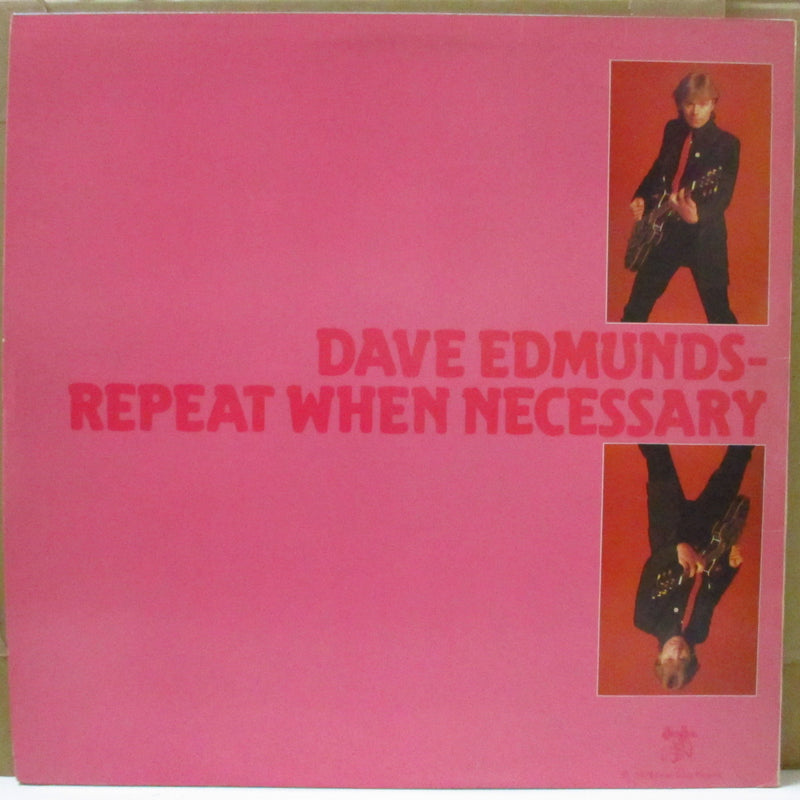 DAVE EDMUNDS (デイブ・エドモンズ)  - Repeat When Necessary (UK オリジナル LP+光沢固紙丸角インナー/光沢ジャケ)