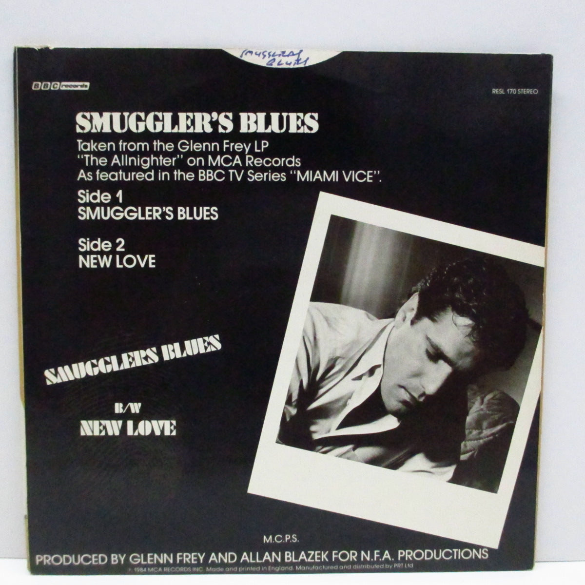 GLENN FREY - Smuggler's Blues (UK Orig.7"+PS)