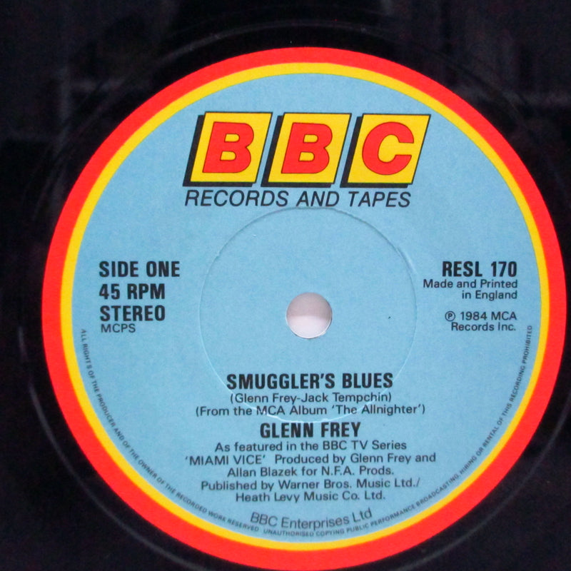 GLENN FREY - Smuggler's Blues (UK Orig.7"+PS)
