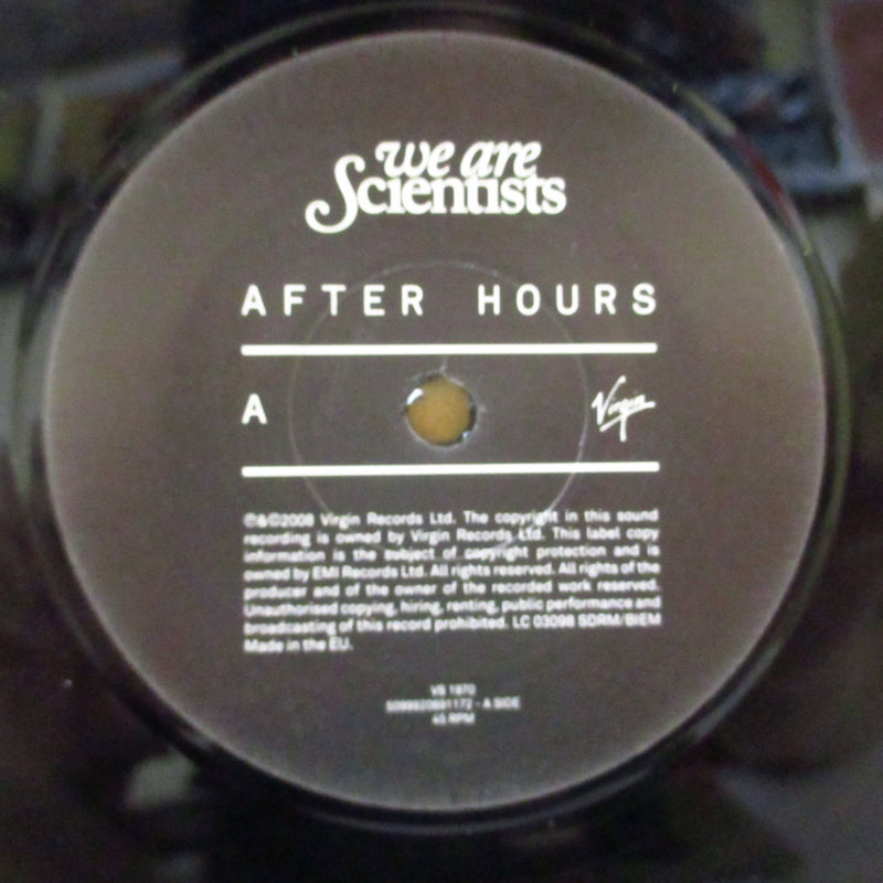 WE ARE SCIENTISTS (ウィー・アー・サイエンティスツ)  - After Hours (UK Orig.7"-Stickered GS/New 廃盤)