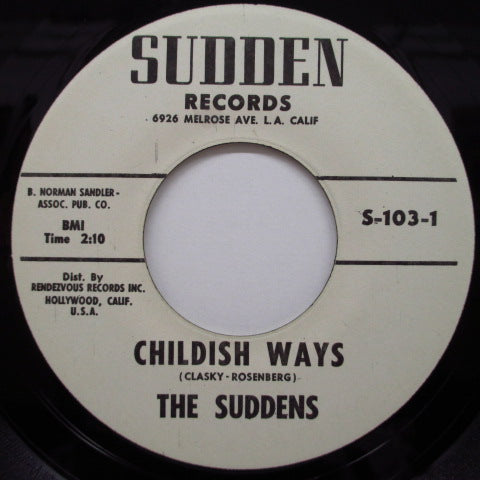 SUDDENS - Childish Ways / China Love