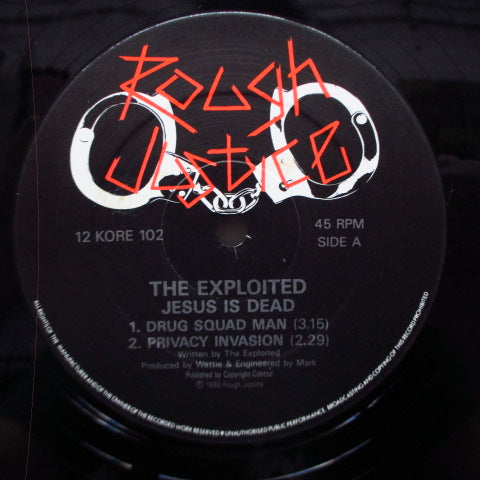 EXPLOITED, THE (ジ・エクスプロイテッド) - Jesus Is Dead E.P. (UK オリジナル 12")