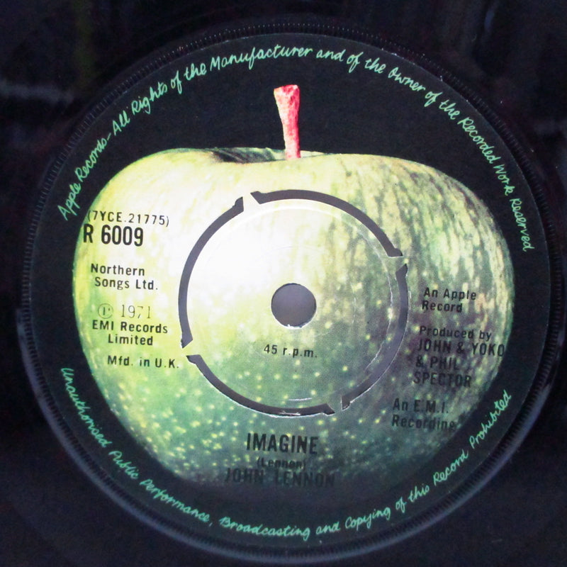 JOHN LENNON (ジョン・レノン)  - Imagine (UK オリジナル「ラウンドセンター