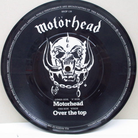 MOTORHEAD (モーターヘッド) - Motorhead / Over The Top (UK 限定ピクチャー 7"/BROP 124)