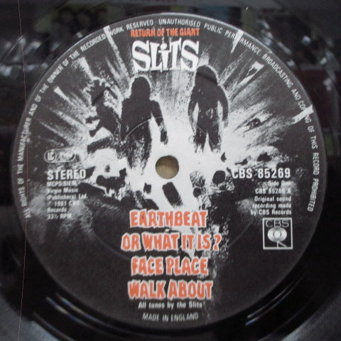 SLITS, THE (ザ・スリッツ) - Return Of The Giant Slits (UK オリジナル LP+7", インナー)