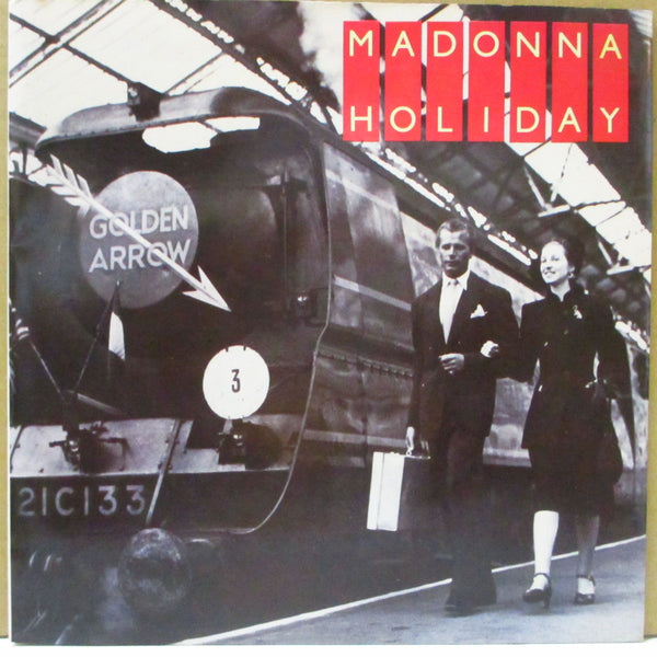 MADONNA (マドンナ)  - Holiday (UK オリジナル 7"+光沢固紙トレイン・ジャケ)