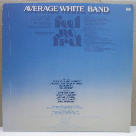 AVERAGE WHITE BAND - Feel No Fret (UK Orig.LP+Inner/GS)