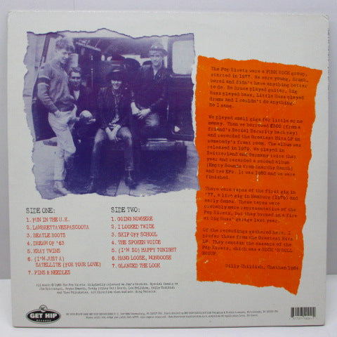 POP RIVETS - Fun In The U.K. (US Reissue Blue Vinyl LP)