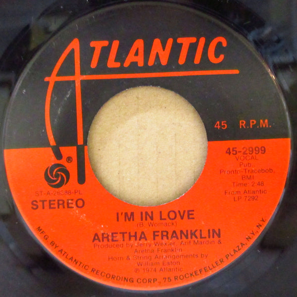 ARETHA FRANKLIN (アレサ・フランクリン)  - I'm In Love / Oh Baby (US Orig.Stereo 7"+CS)