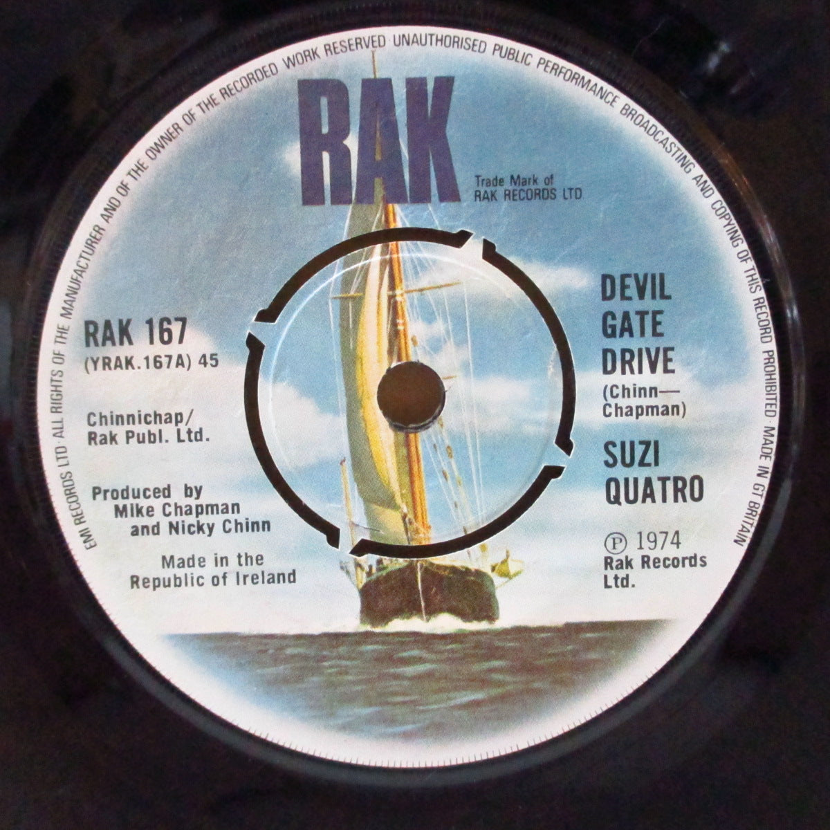 SUZI QUATRO (スージー・クアトロ) - Devil Gate Drive (Ireland オリジナル 7