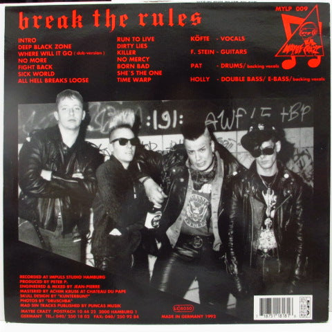 MAD SIN - Break The Rules (German Orig.LP)