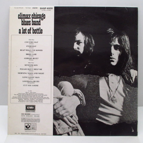 CLIMAX BLUES BAND - A Lot Of Bottle (UK 70's 2nd Press.LP/CS)