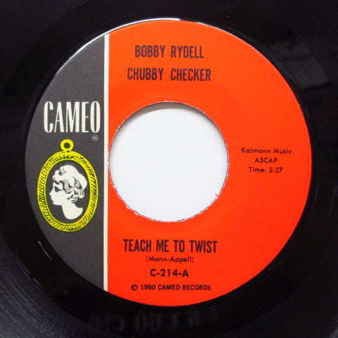 CHUBBY CHECKER & BOBBY RYDELL  (チャビー・チェッカー & ボビー・ライデル)   - Teach Me To Twist (US Orig.7"+PS)