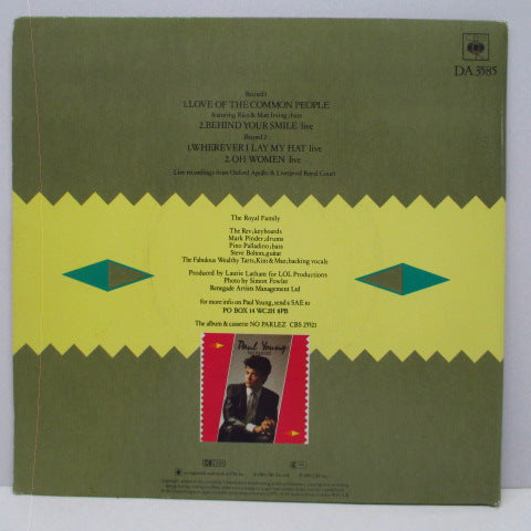 PAUL YOUNG - Love Of The Common People (UK Orig.7"+GFS)※ディスク1欠