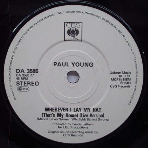 PAUL YOUNG-Love Of The Common People (UK Orig.7 "+ GFS) * Disc 1 Missing