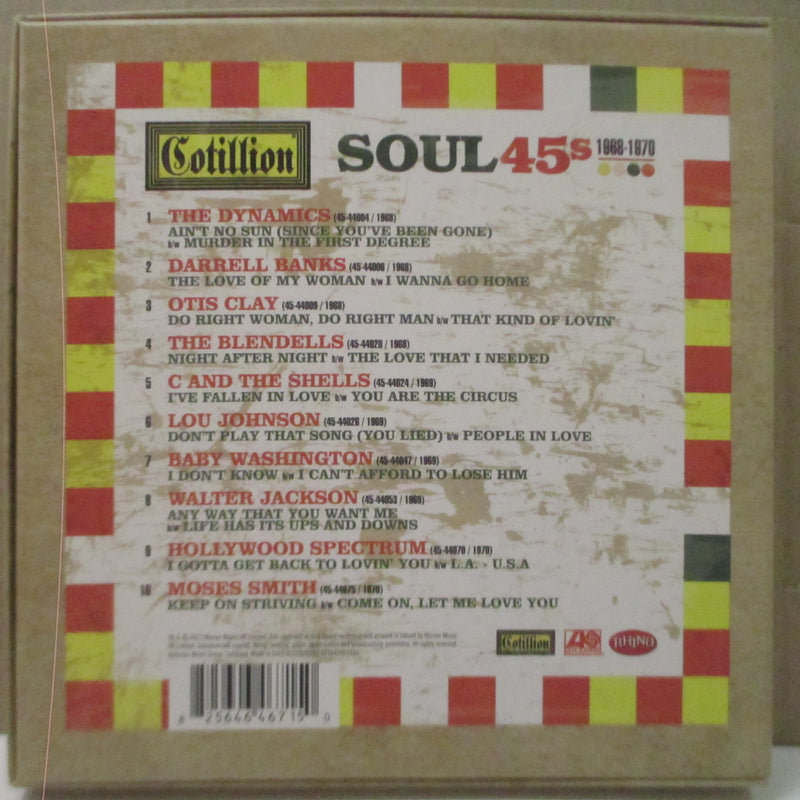 V.A. - Cotillion Soul 45s 1968-1970 (UK Ltd.Re 10 x 7" Box Set)