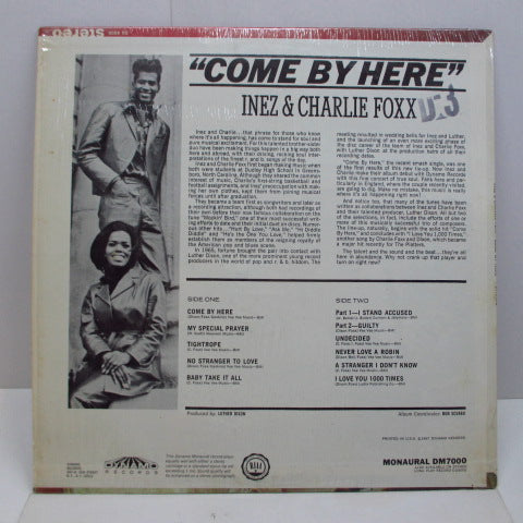 INEZ & CHARLIE FOXX (アイネズ＆チャーリー・フォックス)  - Come By Here (US Orig.Mono LP)