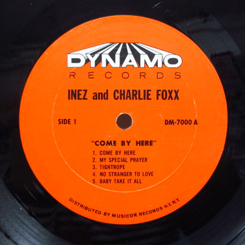 INEZ & CHARLIE FOXX (アイネズ＆チャーリー・フォックス)  - Come By Here (US Orig.Mono LP)