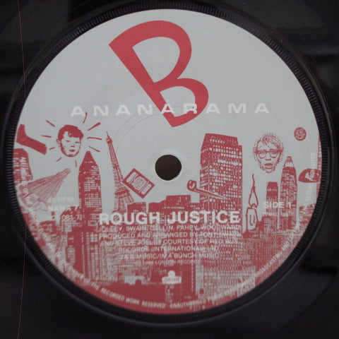 BANANARAMA - Rough Justice (UK Orig.7"+3-D PS)