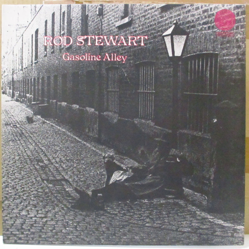 ROD STEWART (ロッド・スチュワート) - Gasoline Alley (UK 2ndプレス「スモールスワールラベ  」LP+インナー/マット見開きジャケ)