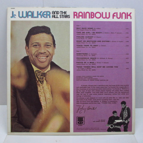JR.WALKER & THE ALL STARS-Rainbow Funk (US Orig.Stereo)