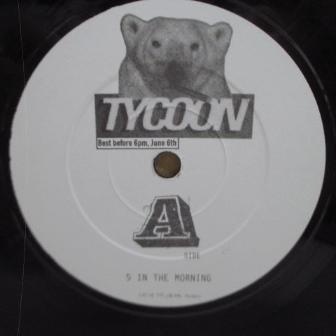 A - 5 In The Morning (UK Promo.7"/Blue PS)