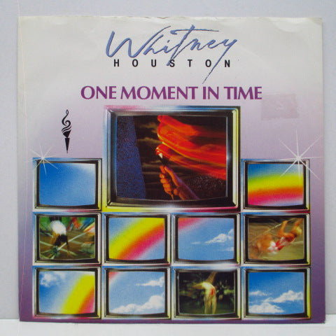 WHITNEY HOUSTON - One Moment In Time (EU Orig.7"+TV PS)