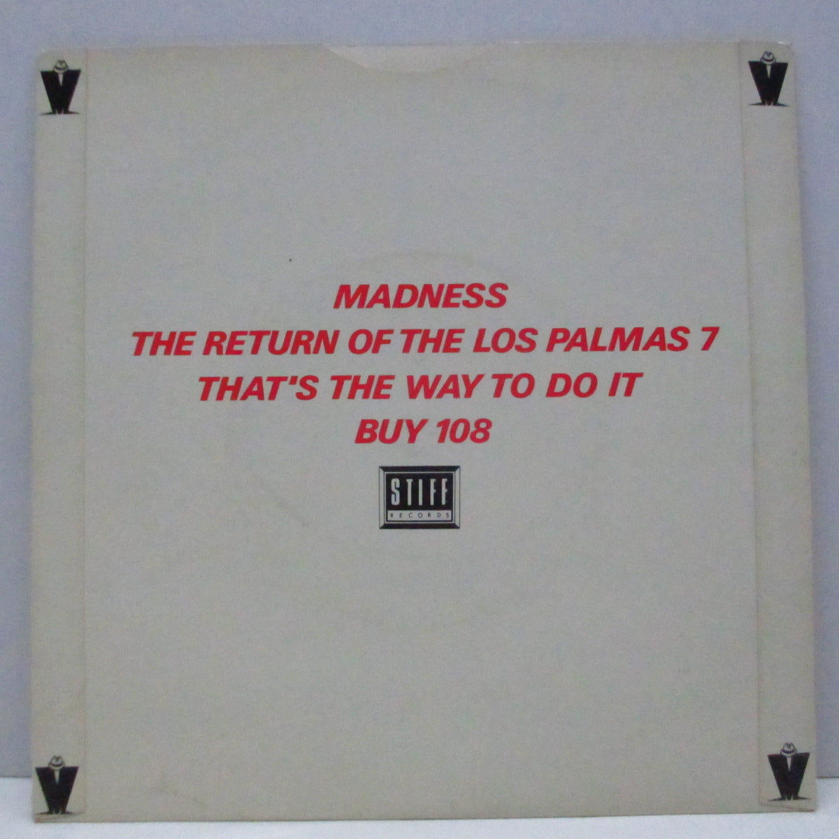 MADNESS (マッドネス)  - The Return Of The Los Palmos 7 (UK オリジナル 「漫画/赤ラベ・赤盤 」7"+漫画ジャケ/B面エンドレスVer)