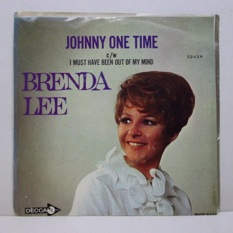 BRENDA LEE - Johnny One Time (Orig+PS)
