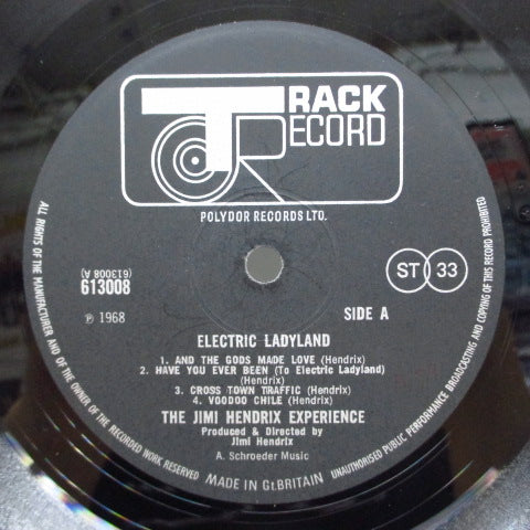 JIMI HENDRIX (ジミ・ヘンドリックス) - Electric Ladyland (UK Orig.2xLP/Blue Ghost Text CGS