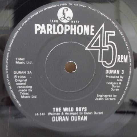 DURAN DURAN - The Wild Boys (UK Orig.Black Label 7" PS)