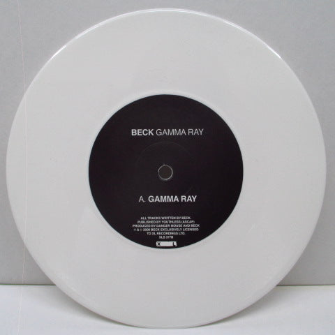 BECK-Gamma Ray / Jay Reatard Version (UK Ltd.White Vinyl 7 ")