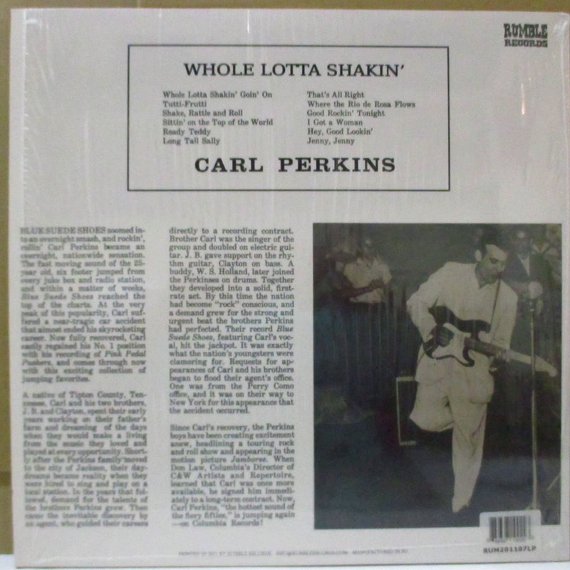 CARL PERKINS (カール・パーキンス)  - Whole Lotta Shakin' (EU Reissue Stereo LP)