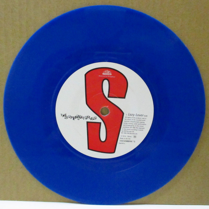 SUPERNATURALS, THE (ザ・スーパーナチュナルズ)  - Lazy Lover (UK Limited Blue Vinyl 7")