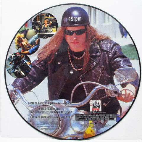 MOTORHEAD With Ice-T And Whitfield Crane (モーターヘッド・ウィズ・アイス T & ウィットフィールド・クレーン)- Born To Raise Hell +2 (UK Ltd.Picture 12")