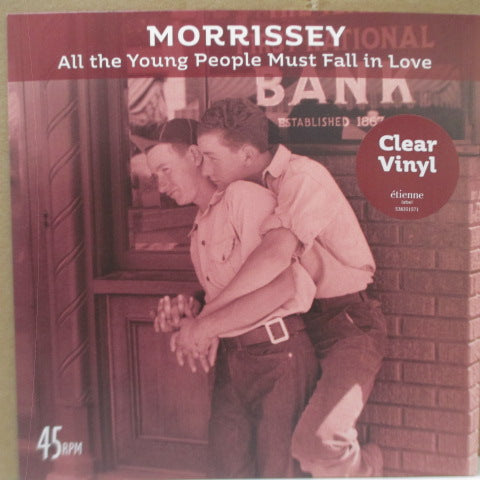 MORRISSEY - All The Young People Must Fall In Love (UK/EU Ltd.Clear Vinyl 7"+Stickered PS)