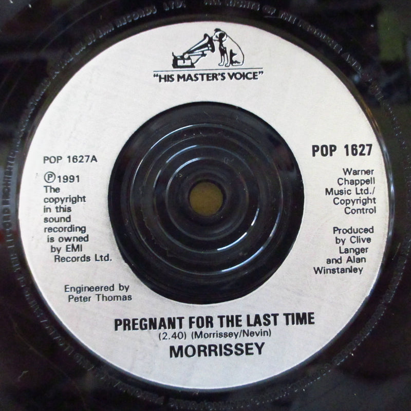 MORRISSEY (モリッシー)  - Pregnant For The Last Time (UK オリジナル・プラスチックラベ 7"+PS)