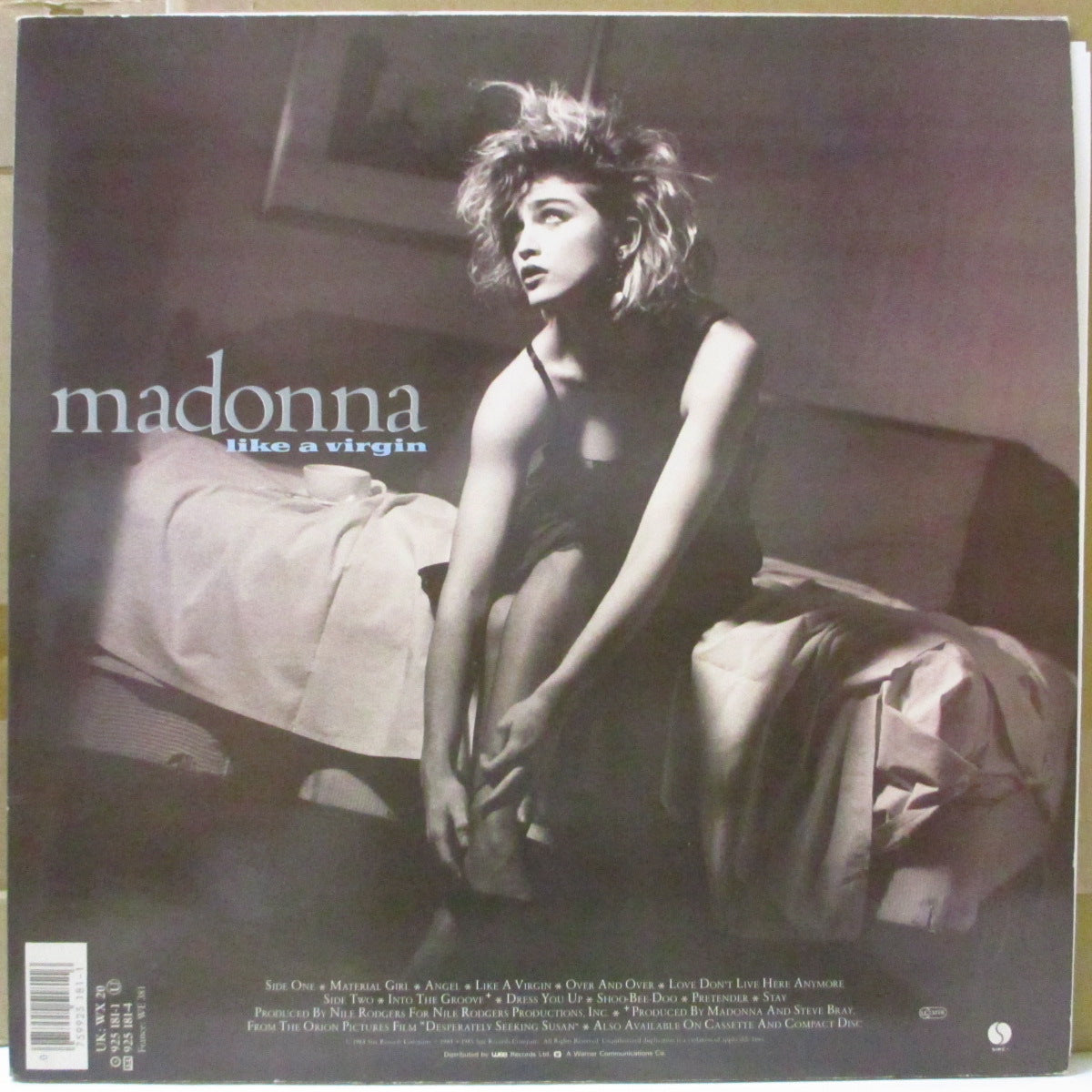 MADONNA (マドンナ)  - Like A Virgin (UK '85 再発 LP+固紙インナー)